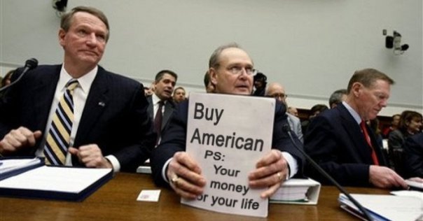 Not only do they rob the taxpayers, but these lazy bureaucrats want us to buy inferior cars, out of fake patriotism